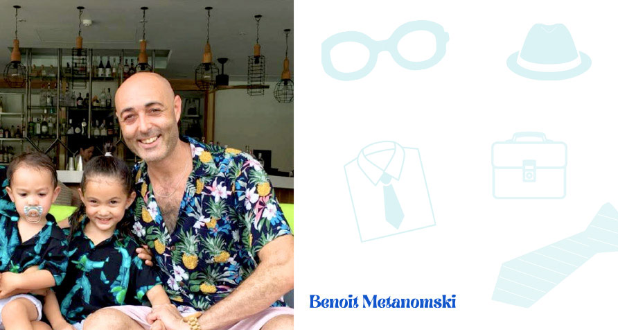 Portrait of Benoit Metanomski, a Bahrain-based father reflecting on Father’s Day 2025