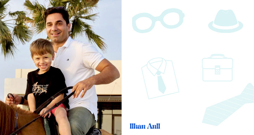 Portrait of Ilhan Anll, a Bahrain-based father reflecting on Father’s Day 2025