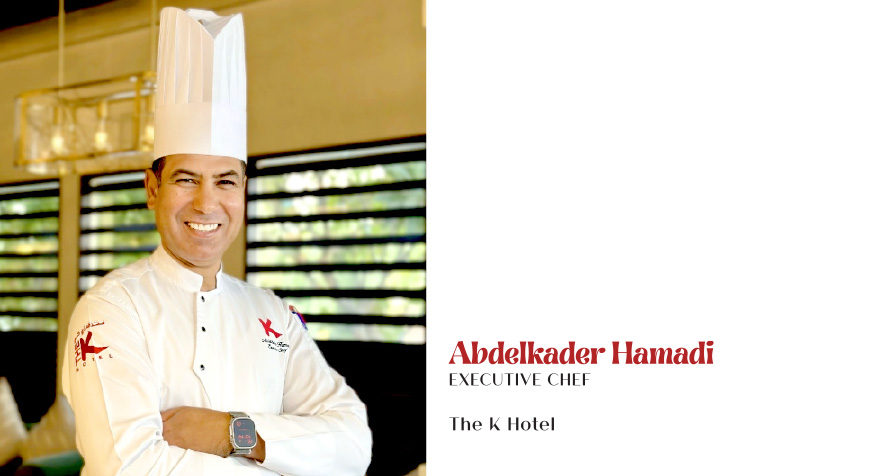 Executive Chef Hamadi’s vibrant Spanish paella at The K Hotel