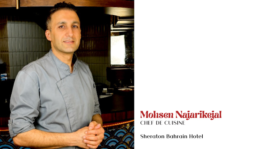 Chef Mohsen’s Persian lamb shank slow-cooked with saffron and turmeric