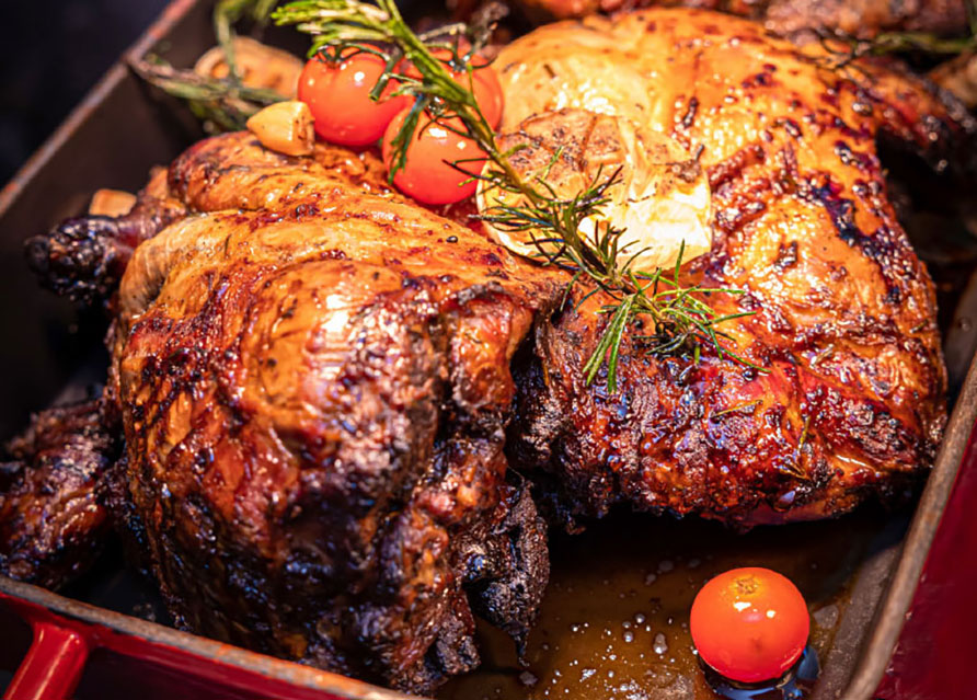 The slow-roasted beef brisket
