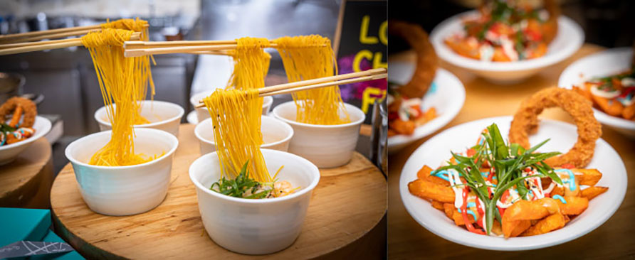 The Indian station offered a mouth-watering