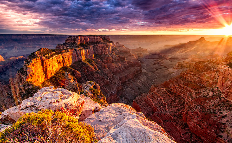 Grand Canyon USA aerial view