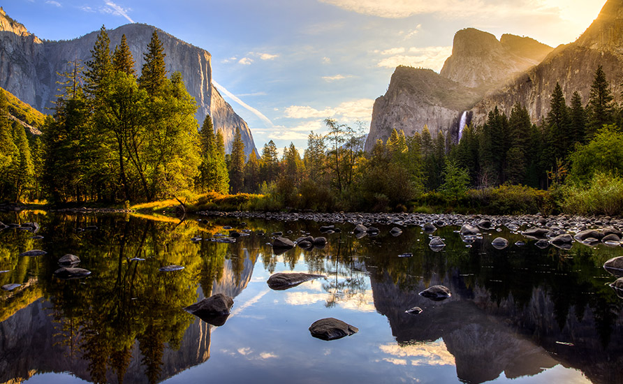 Yosemite National Park waterfalls