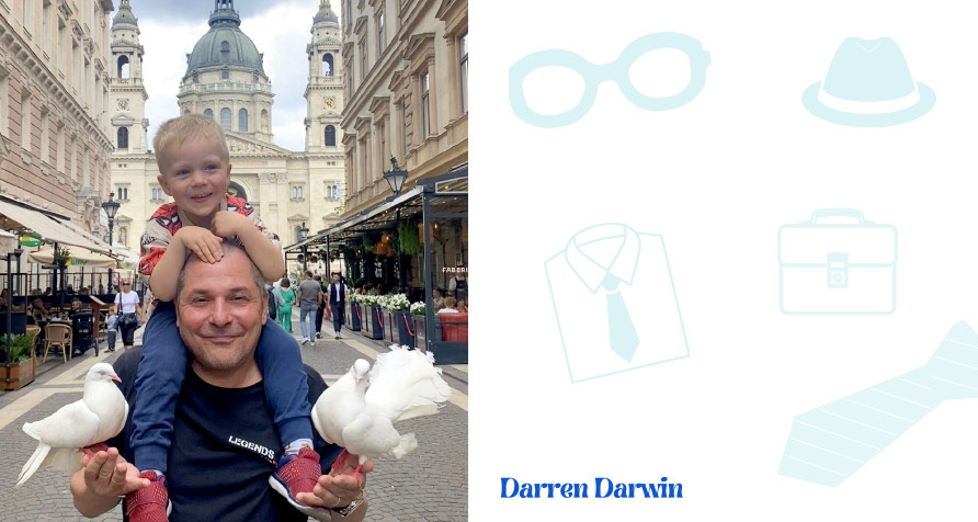 Portrait of Darren Darwin, a Bahrain-based father reflecting on Father’s Day 2025