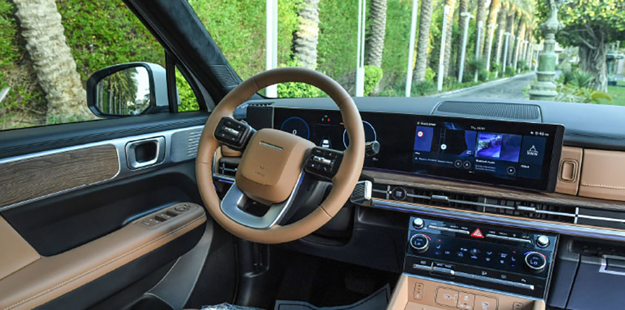 Hyundai Santa Fe 2024 interior features