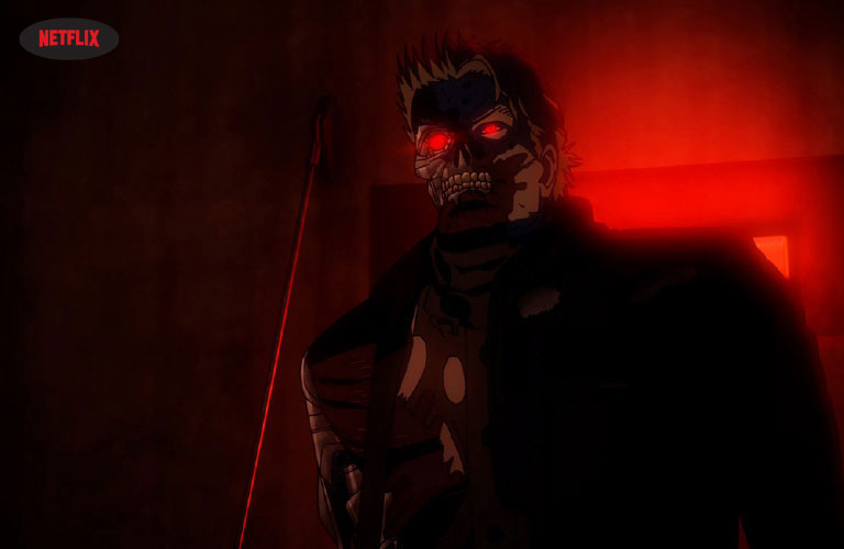 Terminator Zero anime series poster