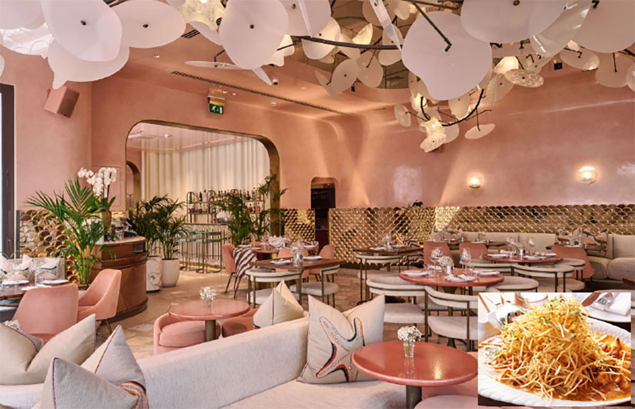 Flamingo Room by Tasha Dubai dining