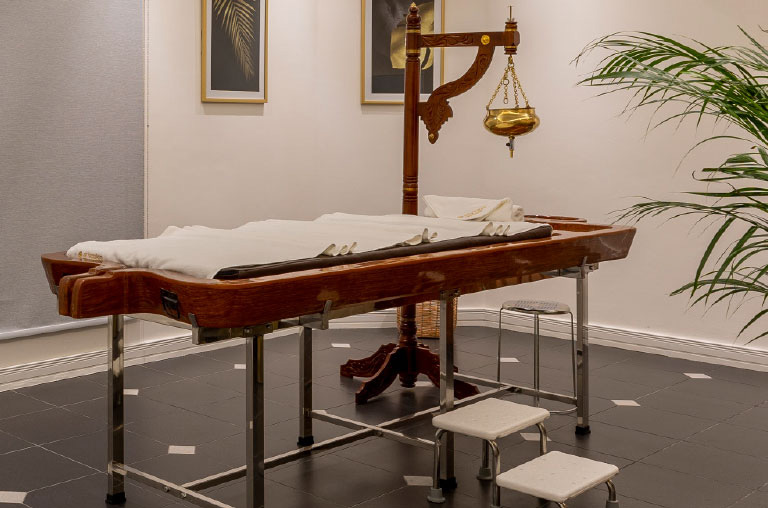 SriSoukya Ayurveda Centre massage room