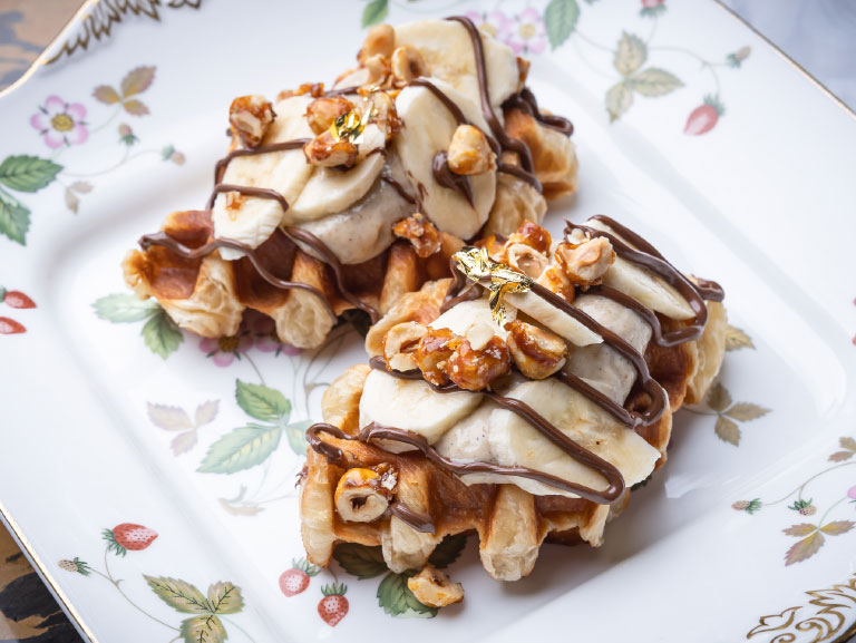 Chouquettes and Mini Croffles at Ritz-Carlton Bahrain