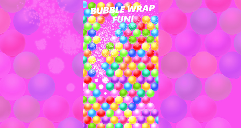 Bubble wrap popping app screenshot Bahrain