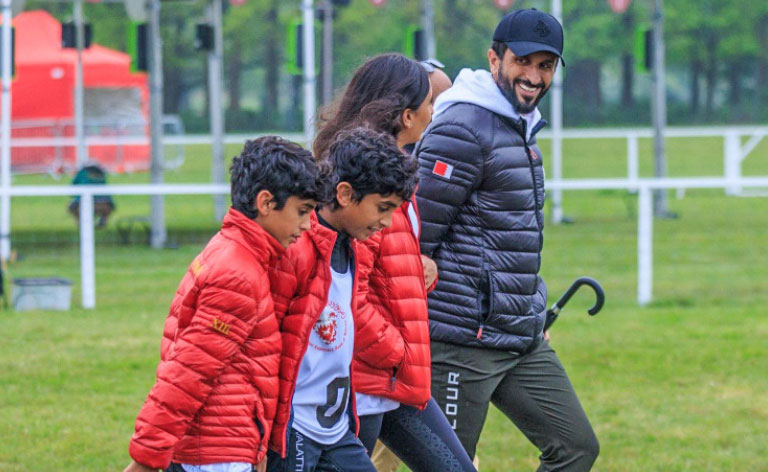 Prince Salman representing Bahrain at Windsor
