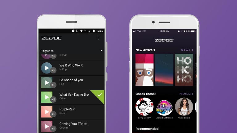 Zedge ringtone personalisation app Bahrain
