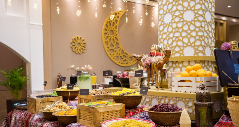Downtown Rotana Ramadan tent with Arabic and international cuisine