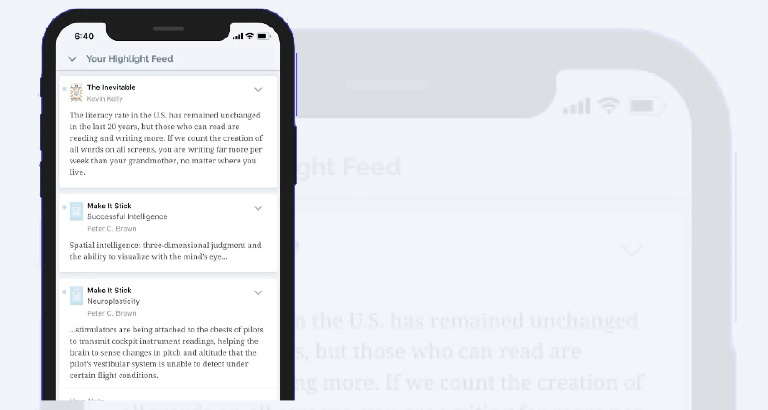 Readwise app syncing highlights across Kindle and Notion