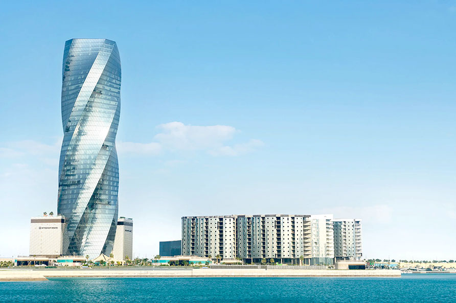 Wyndham Grand Manama Bahrain skyline view