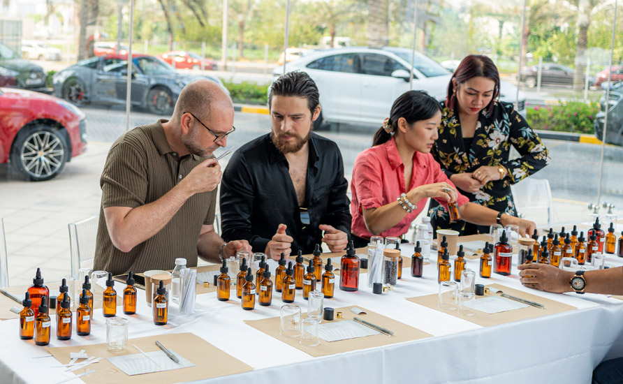 Fragrance workshop at Driven by Time Bahrain