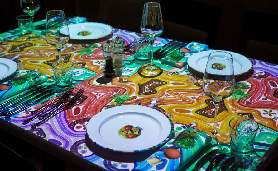 Le Petit Chef and Friends immersive dinner at Teatro