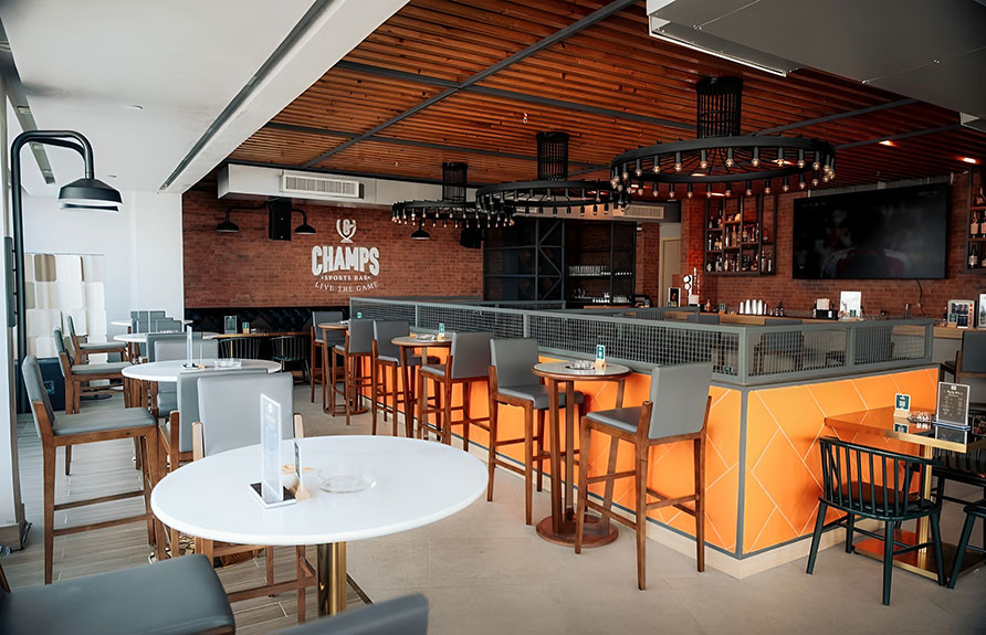 Grand Slam Friday Brunch at Champs with Seef skyline views