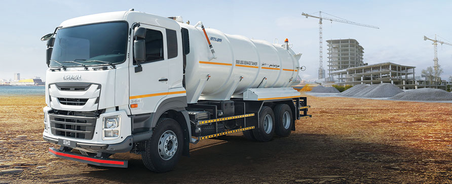 ISUZU commercial vehicles lineup in Bahrain