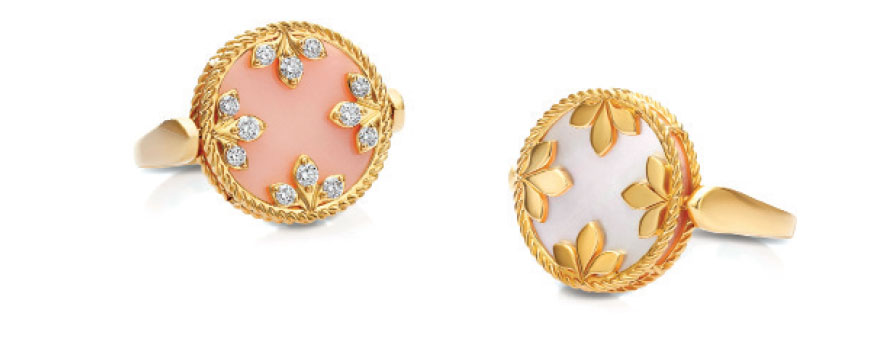 Close-up of Roberto Coin Jasmine collection
