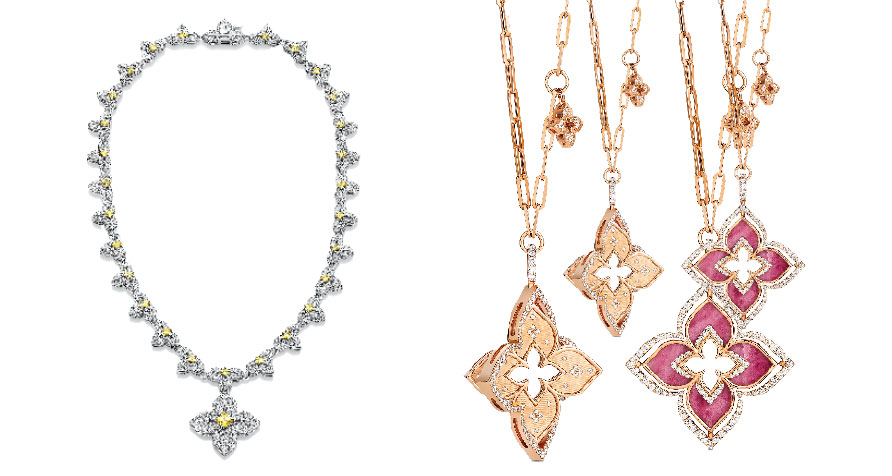 Roberto Coin jewellery display at Bahrain Jewellery Centre