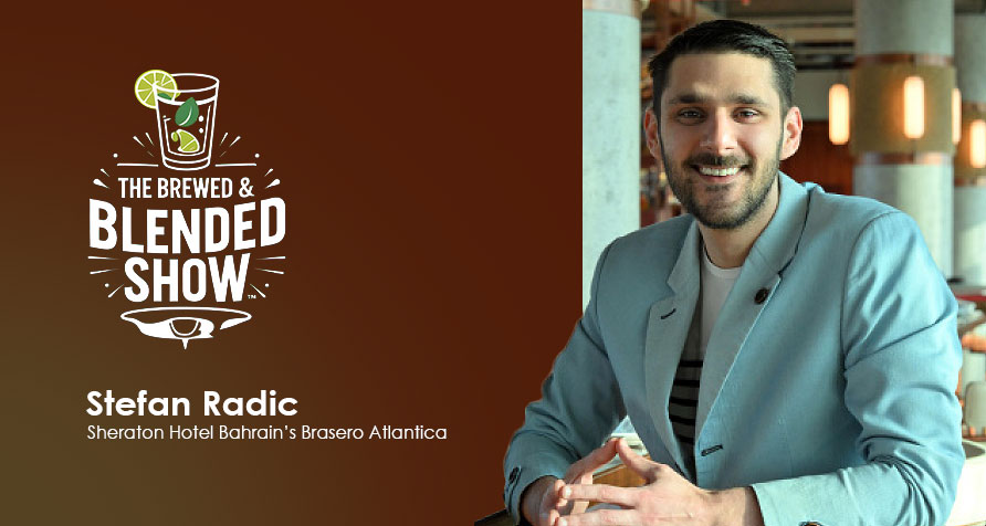 Mixologist Stefan Radic at Brasero Atlantica Sheraton Bahrain