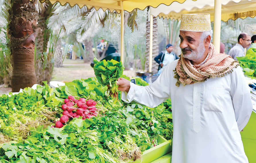 Bahrain Farmers Market fresh produce stalls