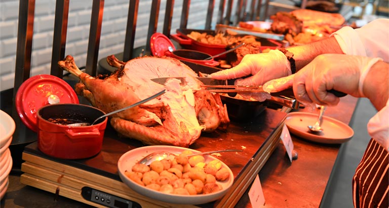 Friday brunch at Origins Vida Beach Resort Marassi Al Bahrain with sea views