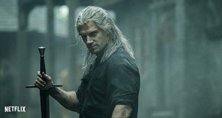 The Witcher Netflix series with Mr. Henry Cavill as Geralt