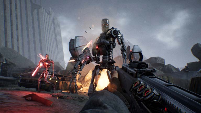 Terminator: Resistance Future War first-person shooter against Skynet