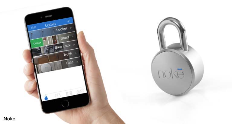 Noke Smart Lock keyless padlock controlled by phone