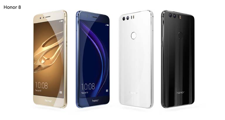 Honor 8 budget smartphone with dual camera and fingerprint sensor