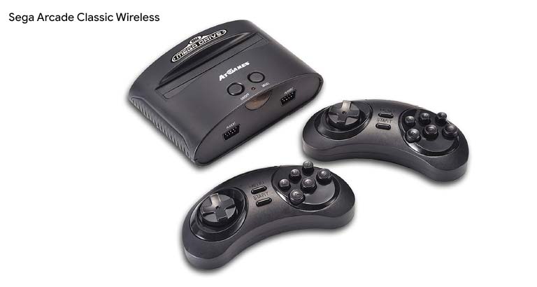 Sega arcade classic wireless console with built-in retro games