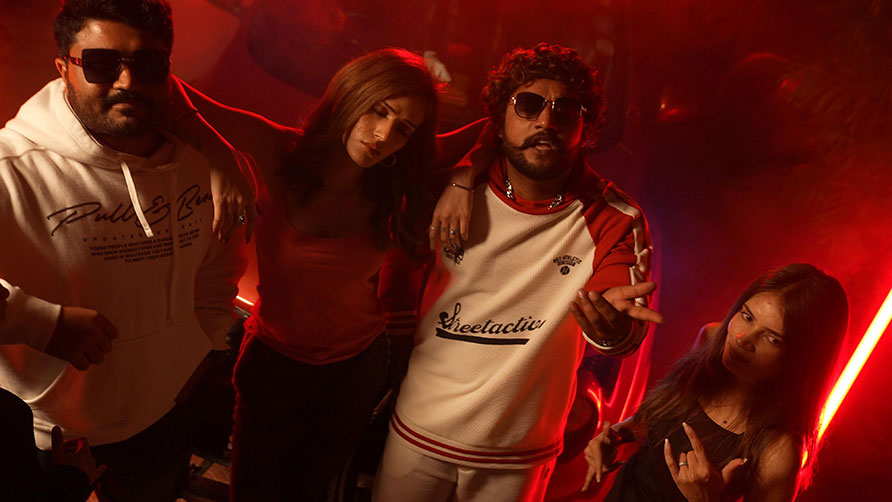 Aneeq Malik performing as a Bahrain-based artist