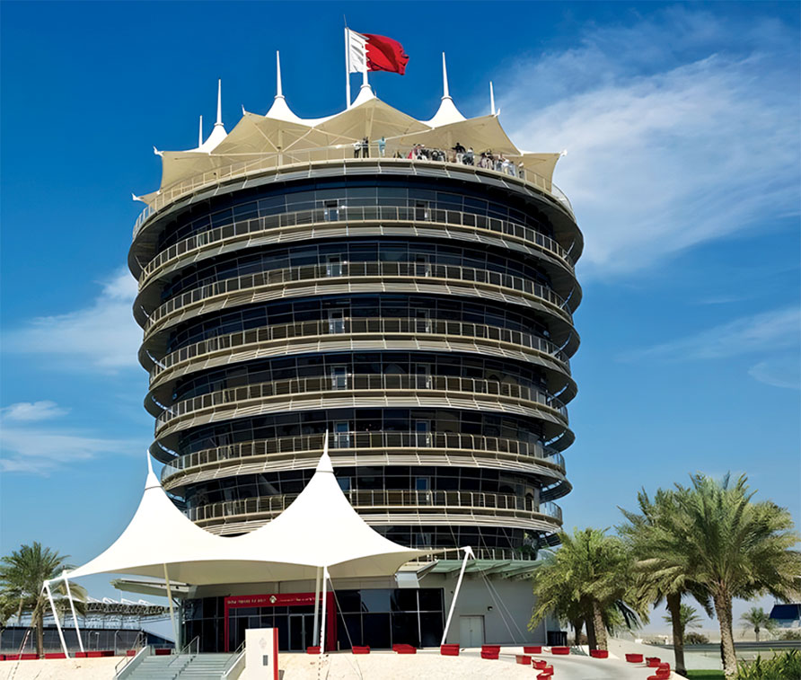 Shaikh Salman bin Isa Al Khalifa at Bahrain International Circuit