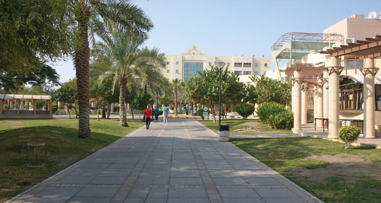 Andalus Garden walking spot in Bahrain