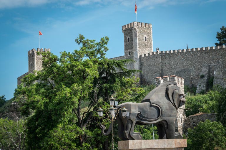 Kale Fortress overlooking Skopje