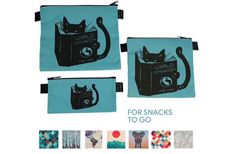 Reusable snack bags for eco-friendly living
