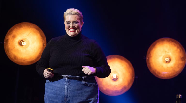Jayde Adams Serious Black Jumper comedy special