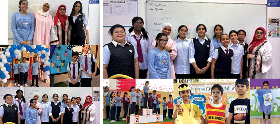 Students at City International School Bahrain