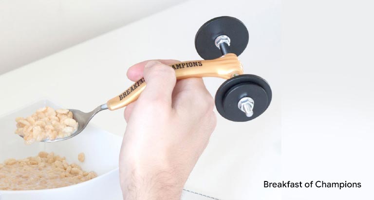 Breakfast of Champions weighted spoon gadget