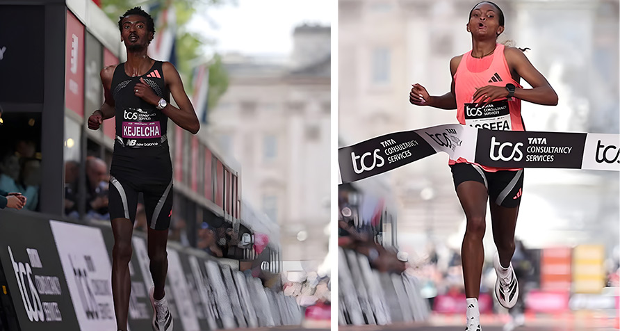 Sabastian Sawe breaks the sub-two-hour marathon barrier