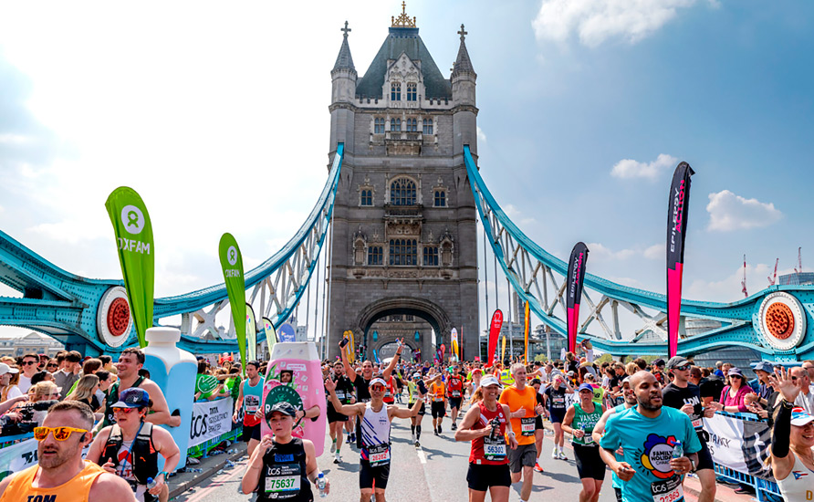 Historic finish at the 2026 London Marathon