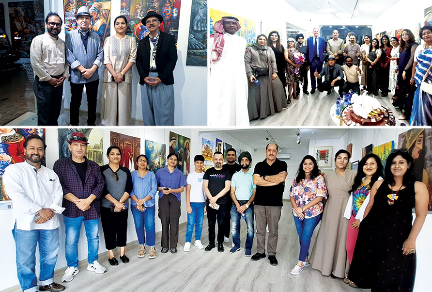 Echoes of Heritage exhibition at Bahrain Artistic Frames