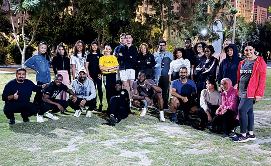 Link Up Bahrain social walk community gathering