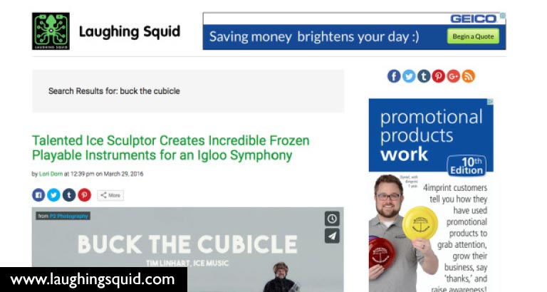 Laughing Squid Creative Blog Art Culture and Technology Website 2021