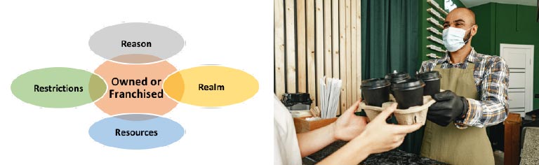 Own brand versus franchise business advice Bahrain