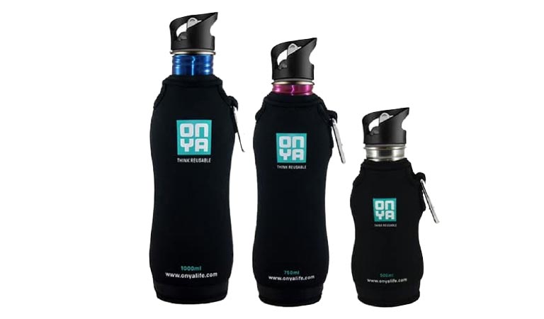 Onya reusable drink bottle jacket for sustainable living