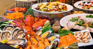 seafood night buffet special at neyran restaurant 